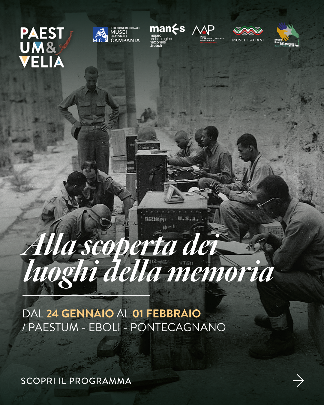 A Paestum, Eboli e Pontecagnano alla scoperta dei Luoghi della Memoria